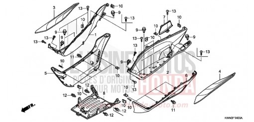 FLOOR PANEL WW125EX2C de 2012